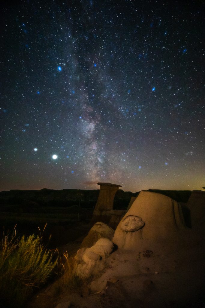 2x3, Alberta, Astrophotography, Canada, Canada Rockies, Canadian Rockies, Drumheller, Landscape, Milkyway, Stars, Summer